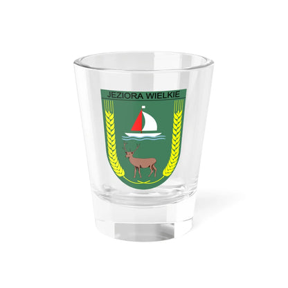 POL gmina Jeziora Wielkie COA (Poland) (Coat of Arms) Shot Glass 1.5oz 1.5oz - Go Mug Yourself