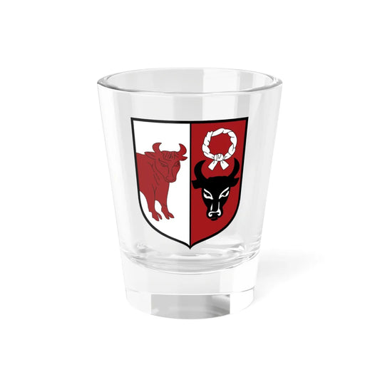 POL gmina Jeziorzany COA (Poland) (Coat of Arms) Shot Glass 1.5oz 1.5oz - Go Mug Yourself