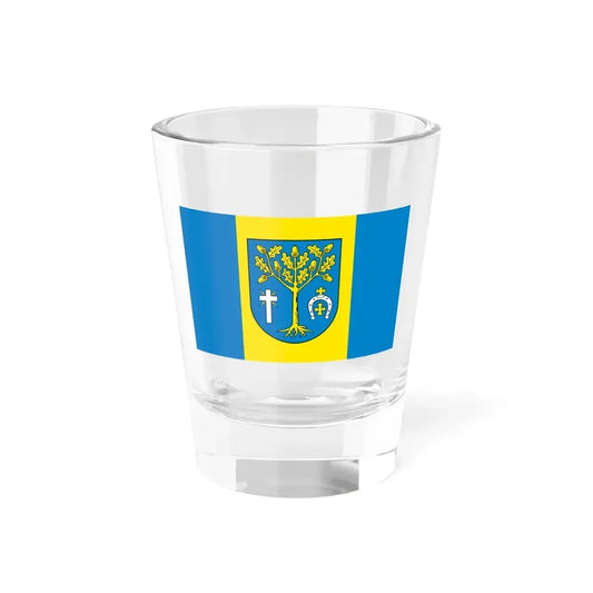 POL gmina Jezowe flag (Poland) Shot Glass 1.5oz 1.5oz - Go Mug Yourself