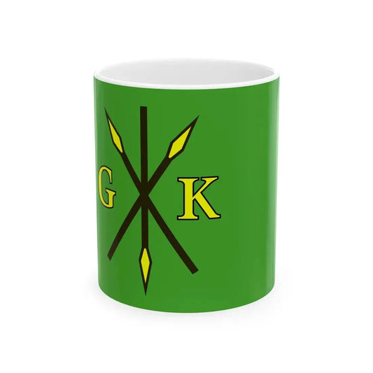 POL gmina Kije flag (Poland) White Coffee Mug 11oz - Go Mug Yourself