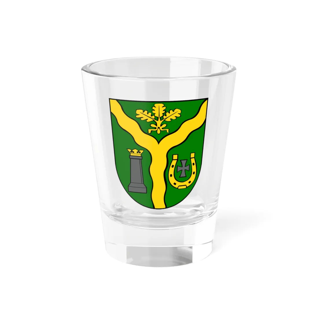POL gmina Klembów COA (Poland) (Coat of Arms) Shot Glass 1.5oz 1.5oz - Go Mug Yourself