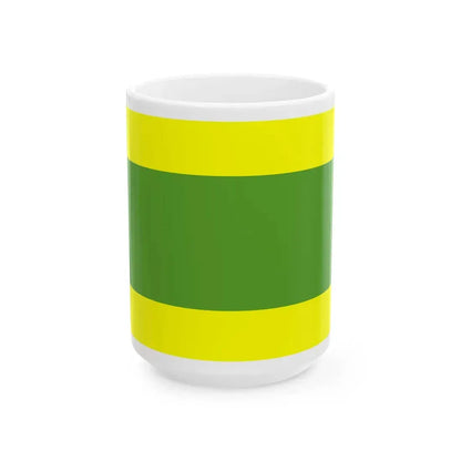 POL gmina Kleszczow flag (Poland) White Coffee Mug 15oz - Go Mug Yourself