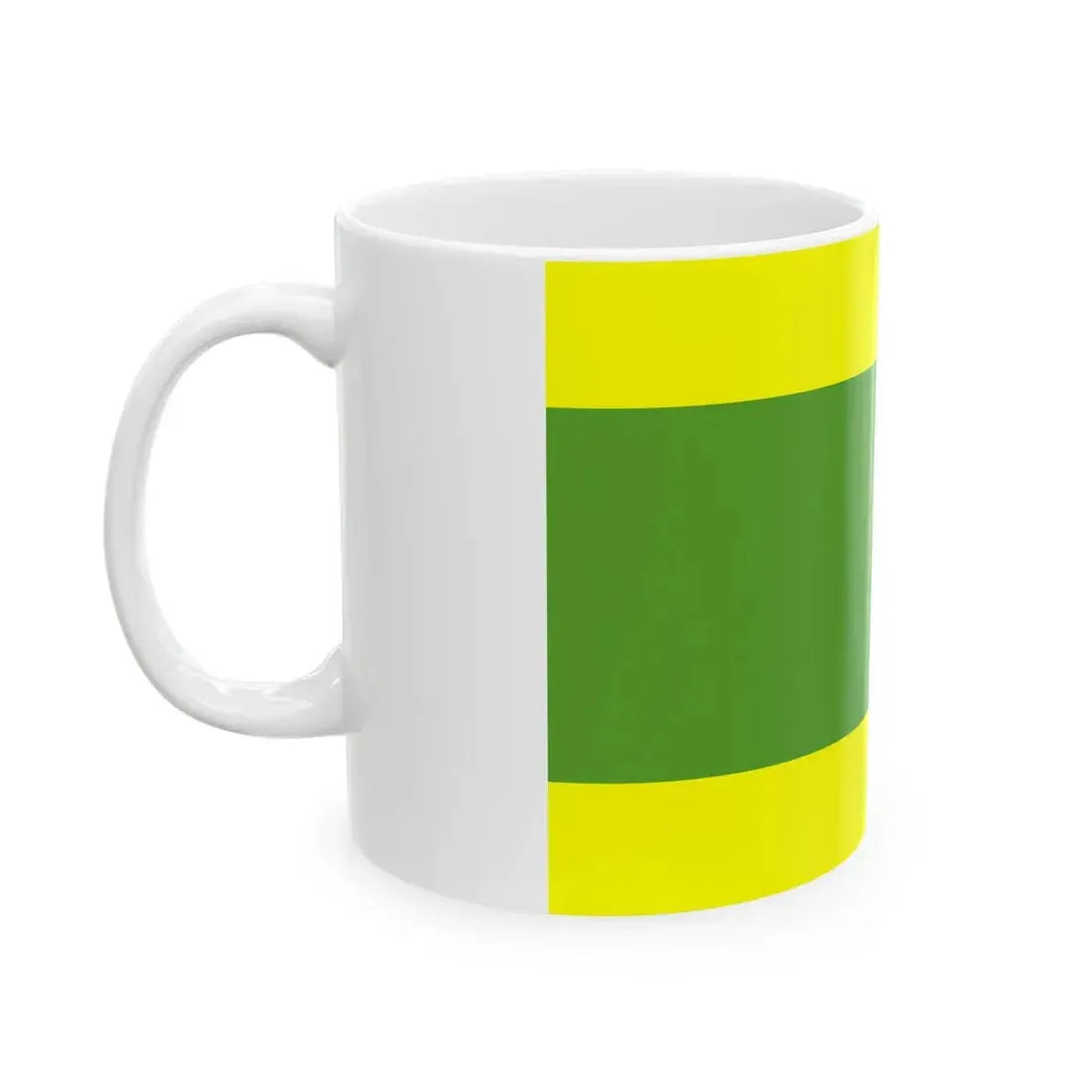 POL gmina Kleszczow flag (Poland) White Coffee Mug - Go Mug Yourself