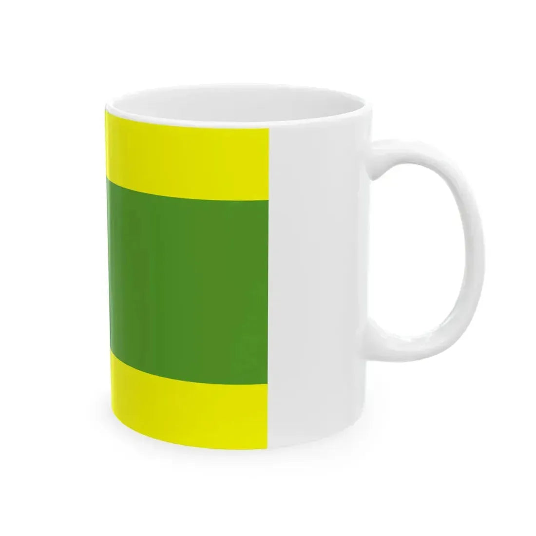 POL gmina Kleszczow flag (Poland) White Coffee Mug - Go Mug Yourself