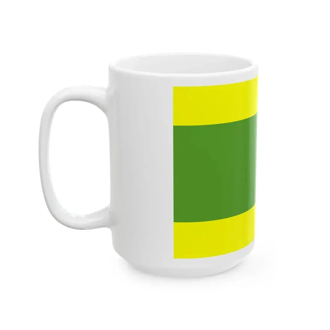 POL gmina Kleszczow flag (Poland) White Coffee Mug - Go Mug Yourself