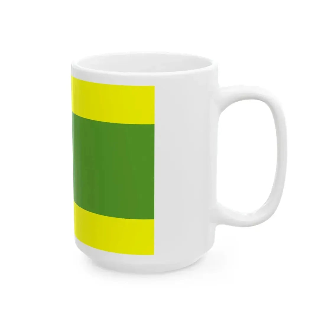 POL gmina Kleszczow flag (Poland) White Coffee Mug - Go Mug Yourself