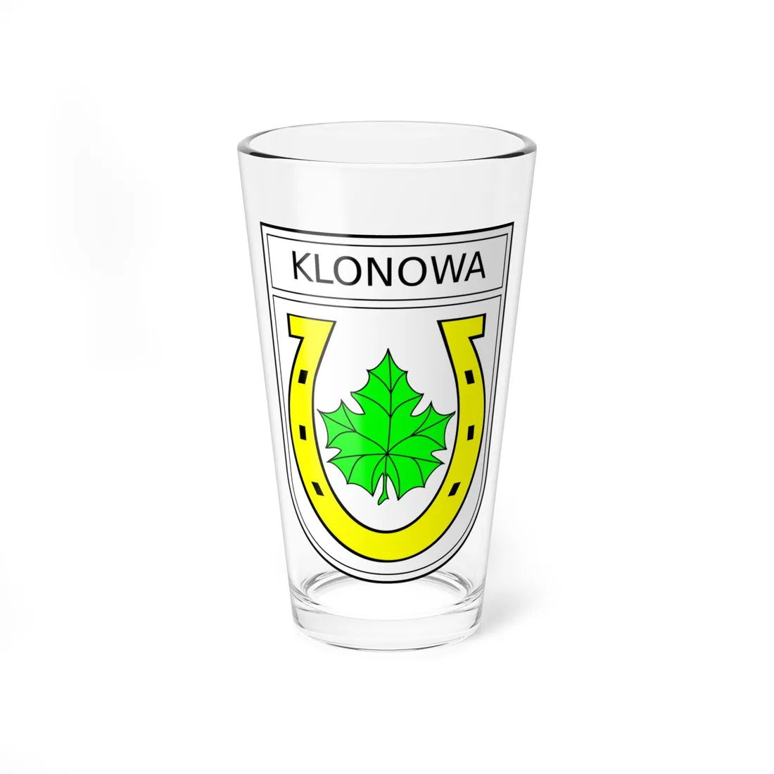 POL gmina Klonowa COA (Poland) (Coat of Arms) Pint Glass 16oz 16oz - Go Mug Yourself
