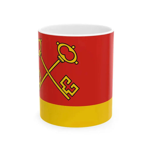 POL gmina Klucze flag (Poland) White Coffee Mug 11oz - Go Mug Yourself