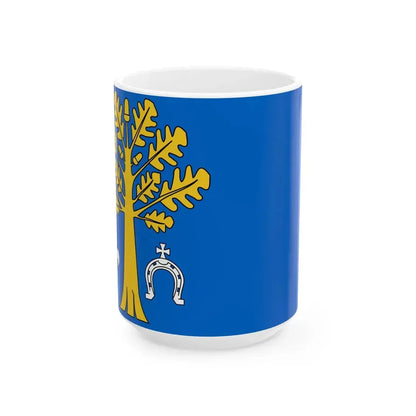POL gmina Kluki flag (Poland) White Coffee Mug 15oz - Go Mug Yourself