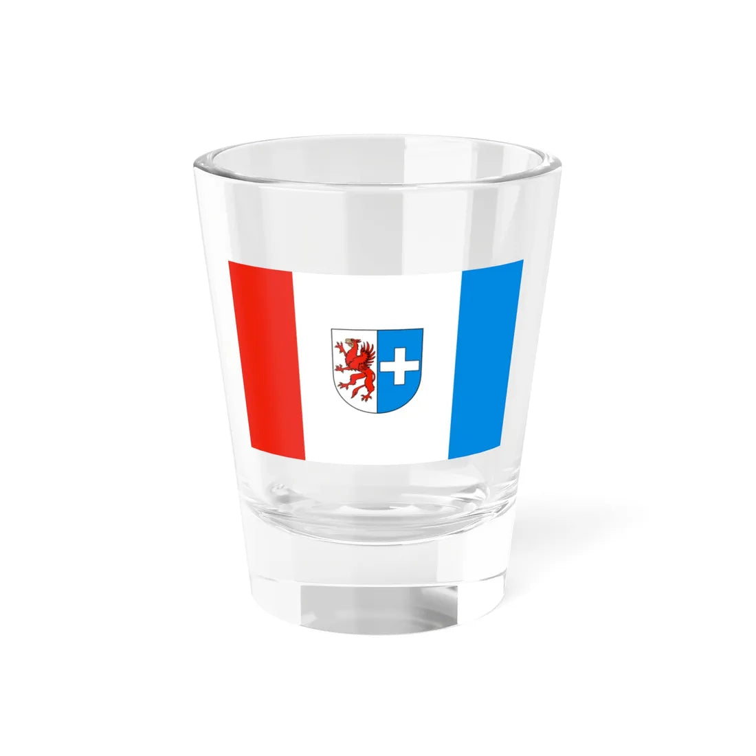 POL gmina Kołbaskowo ceremonial flag (Poland) Shot Glass 1.5oz 1.5oz - Go Mug Yourself