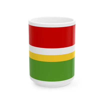 POL gmina Kobiele Wielkie flag (Poland) White Coffee Mug 15oz - Go Mug Yourself