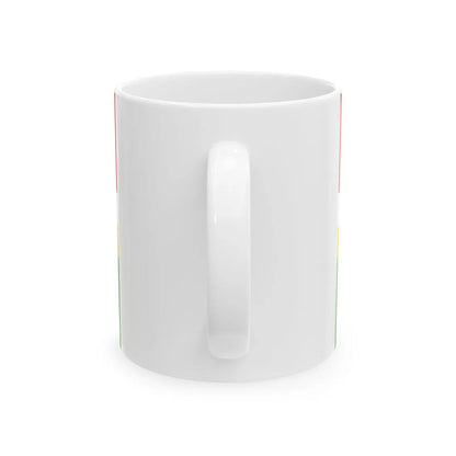 POL gmina Kobiele Wielkie flag (Poland) White Coffee Mug - Go Mug Yourself