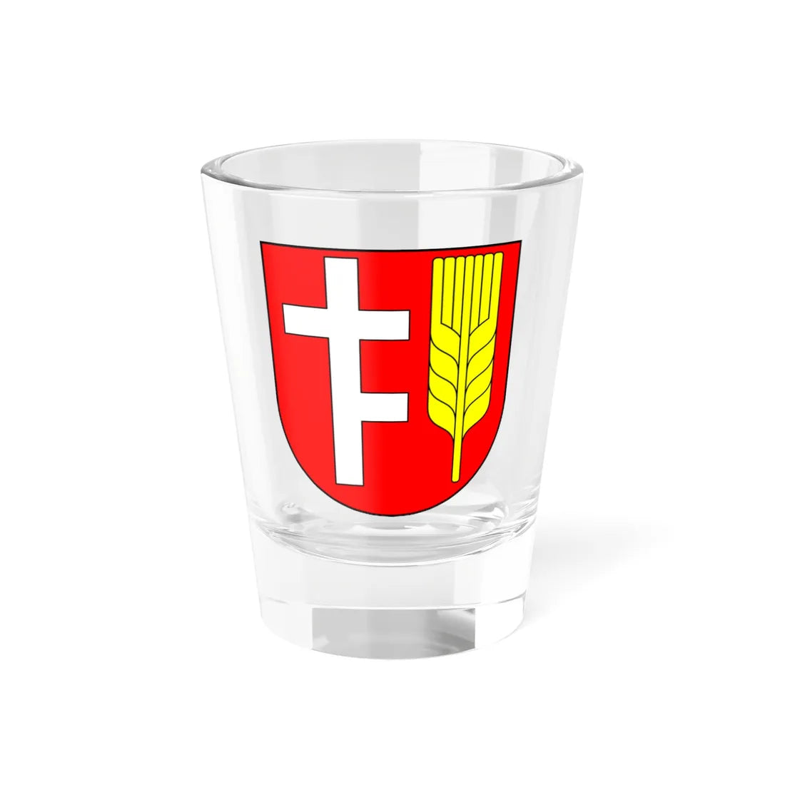 POL gmina Kobylin-Borzymy COA (Poland) (Coat of Arms) Shot Glass 1.5oz 1.5oz - Go Mug Yourself
