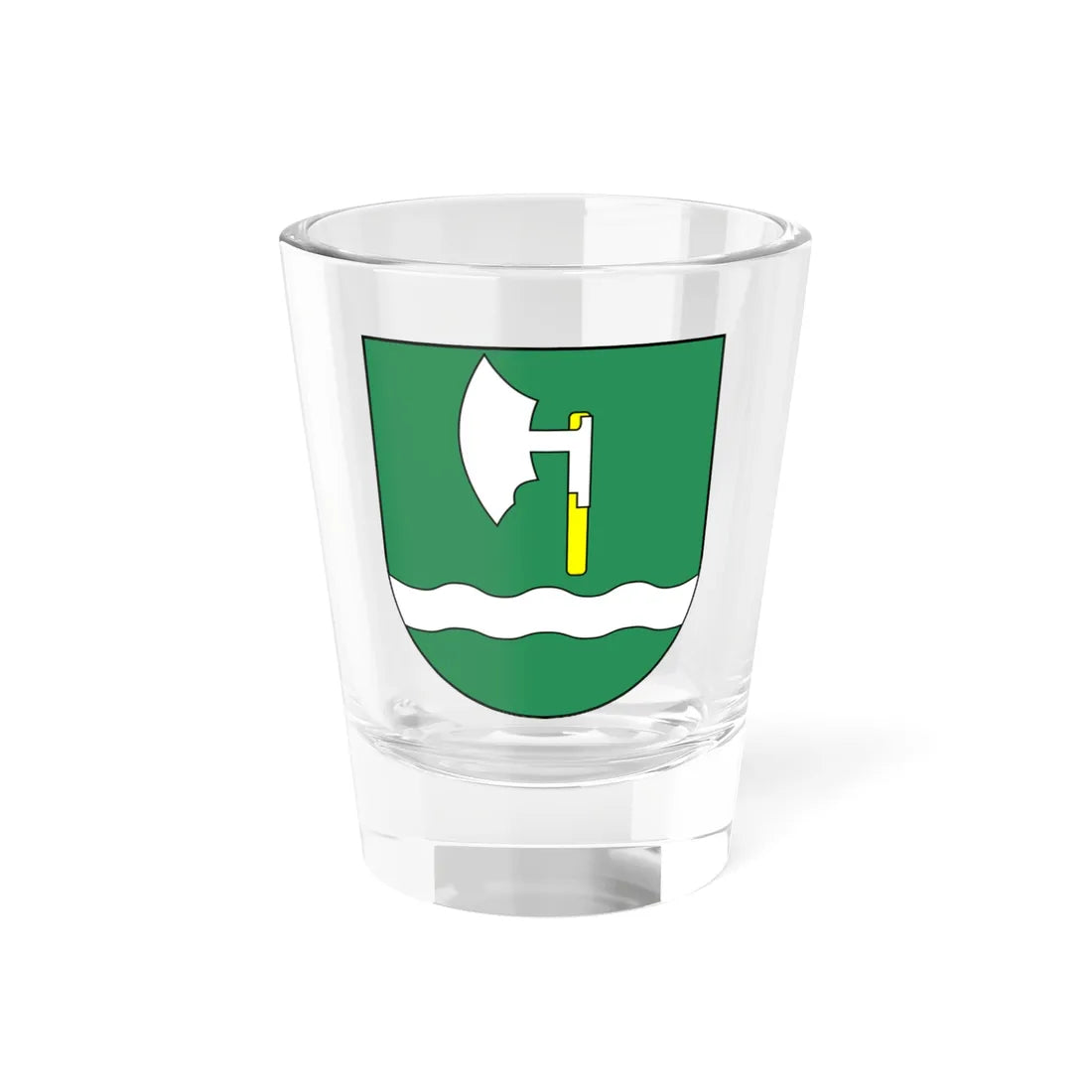 POL gmina Kłomnice COA (Poland) (Coat of Arms) Shot Glass 1.5oz 1.5oz - Go Mug Yourself