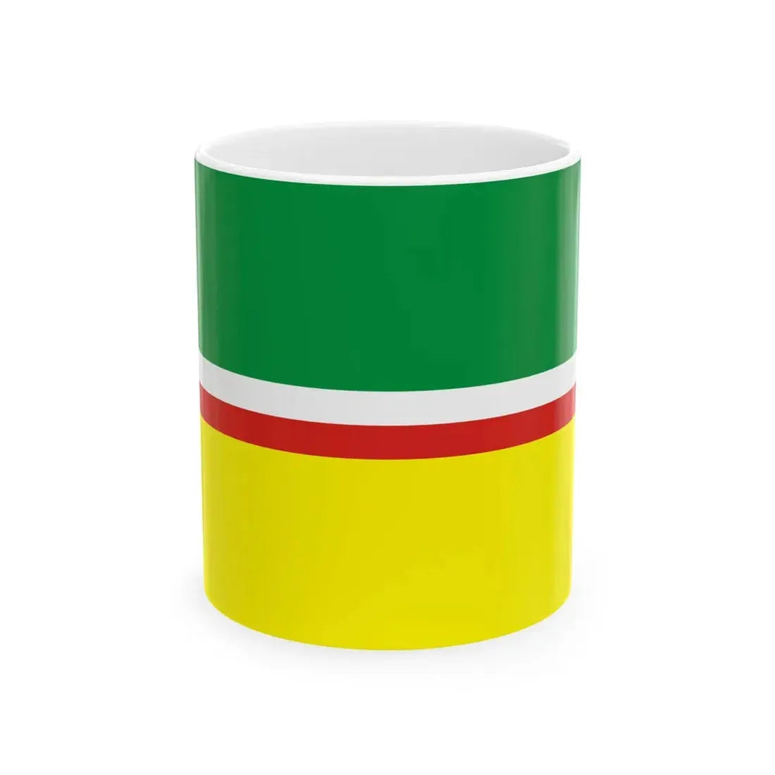 POL gmina Komorniki flag (Poland) White Coffee Mug 11oz - Go Mug Yourself