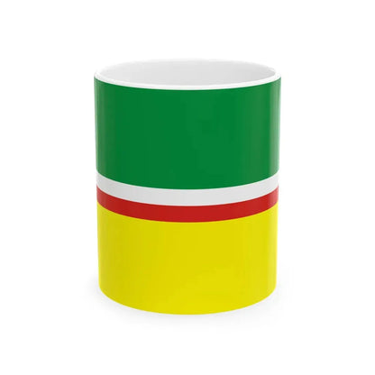 POL gmina Komorniki flag (Poland) White Coffee Mug 11oz - Go Mug Yourself