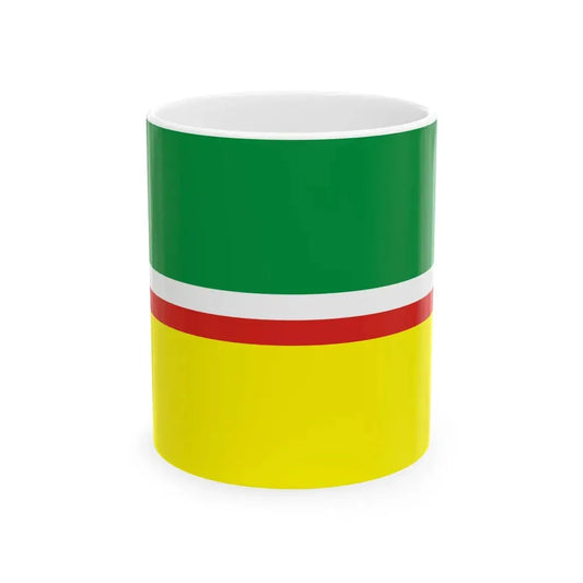 POL gmina Komorniki flag (Poland) White Coffee Mug 11oz - Go Mug Yourself