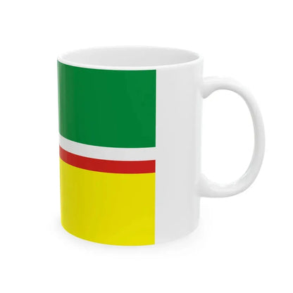 POL gmina Komorniki flag (Poland) White Coffee Mug - Go Mug Yourself