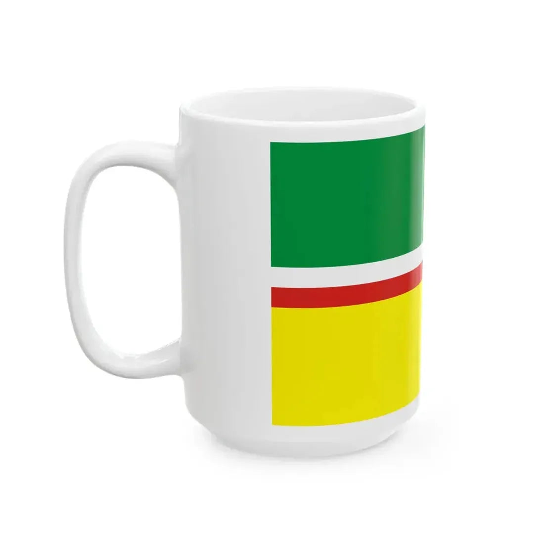 POL gmina Komorniki flag (Poland) White Coffee Mug - Go Mug Yourself