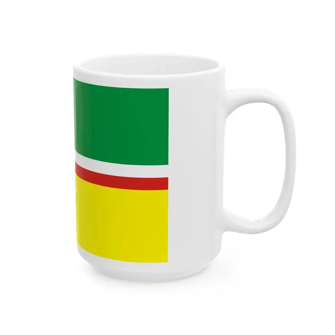 POL gmina Komorniki flag (Poland) White Coffee Mug - Go Mug Yourself