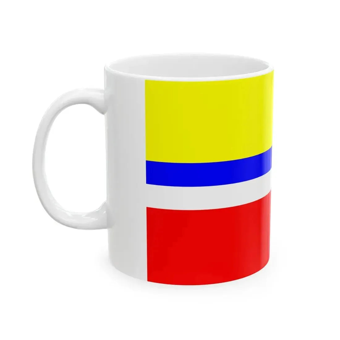POL gmina Konarzyny flag (Poland) White Coffee Mug - Go Mug Yourself