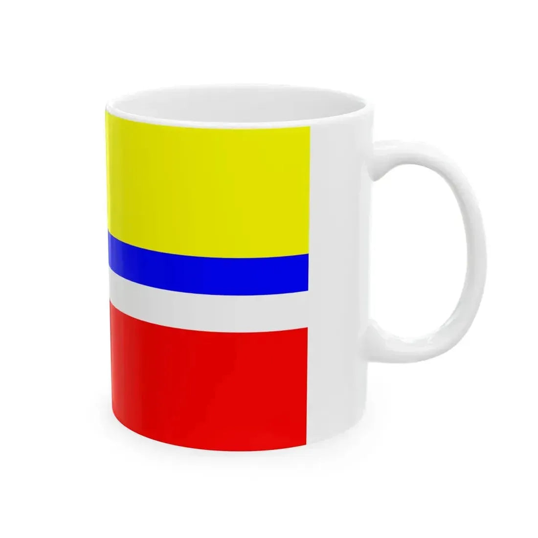 POL gmina Konarzyny flag (Poland) White Coffee Mug - Go Mug Yourself