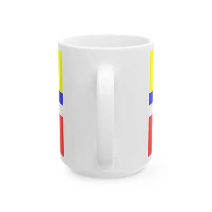 POL gmina Konarzyny flag (Poland) White Coffee Mug - Go Mug Yourself