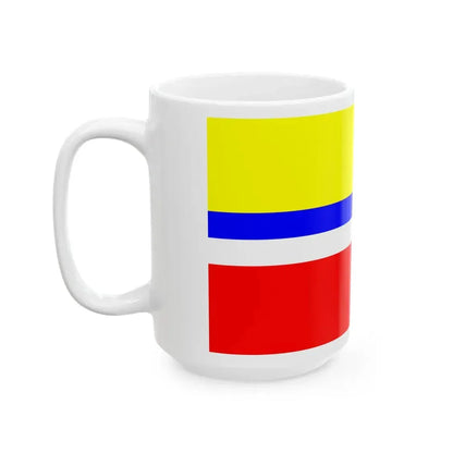POL gmina Konarzyny flag (Poland) White Coffee Mug - Go Mug Yourself