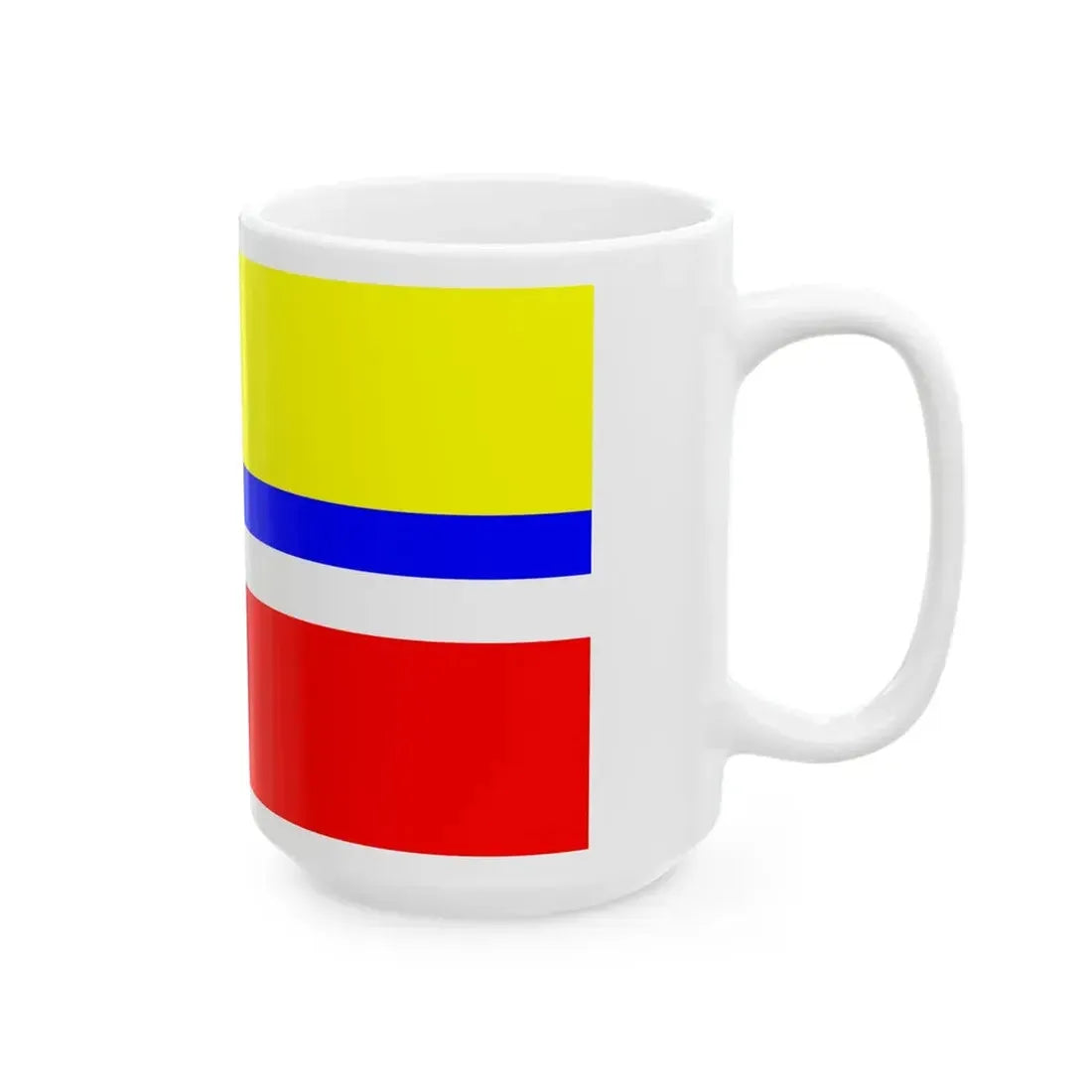 POL gmina Konarzyny flag (Poland) White Coffee Mug - Go Mug Yourself