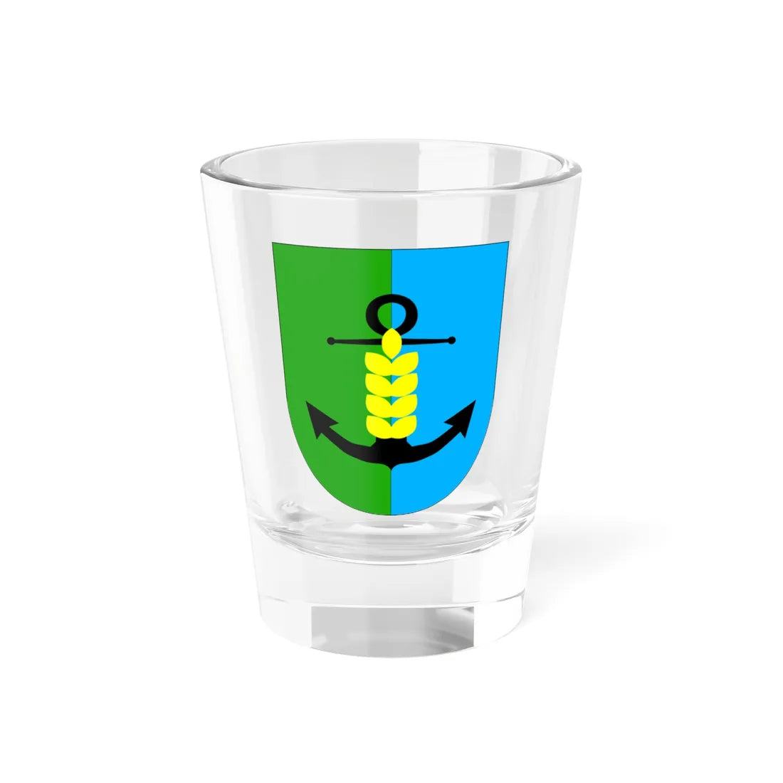 POL gmina Kosakowo COA (Poland) (Coat of Arms) Shot Glass 1.5oz 1.5oz - Go Mug Yourself