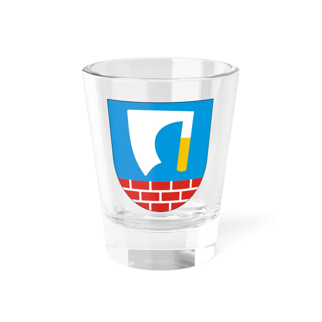POL gmina Krasnik COA (Poland) (Coat of Arms) Shot Glass 1.5oz 1.5oz - Go Mug Yourself