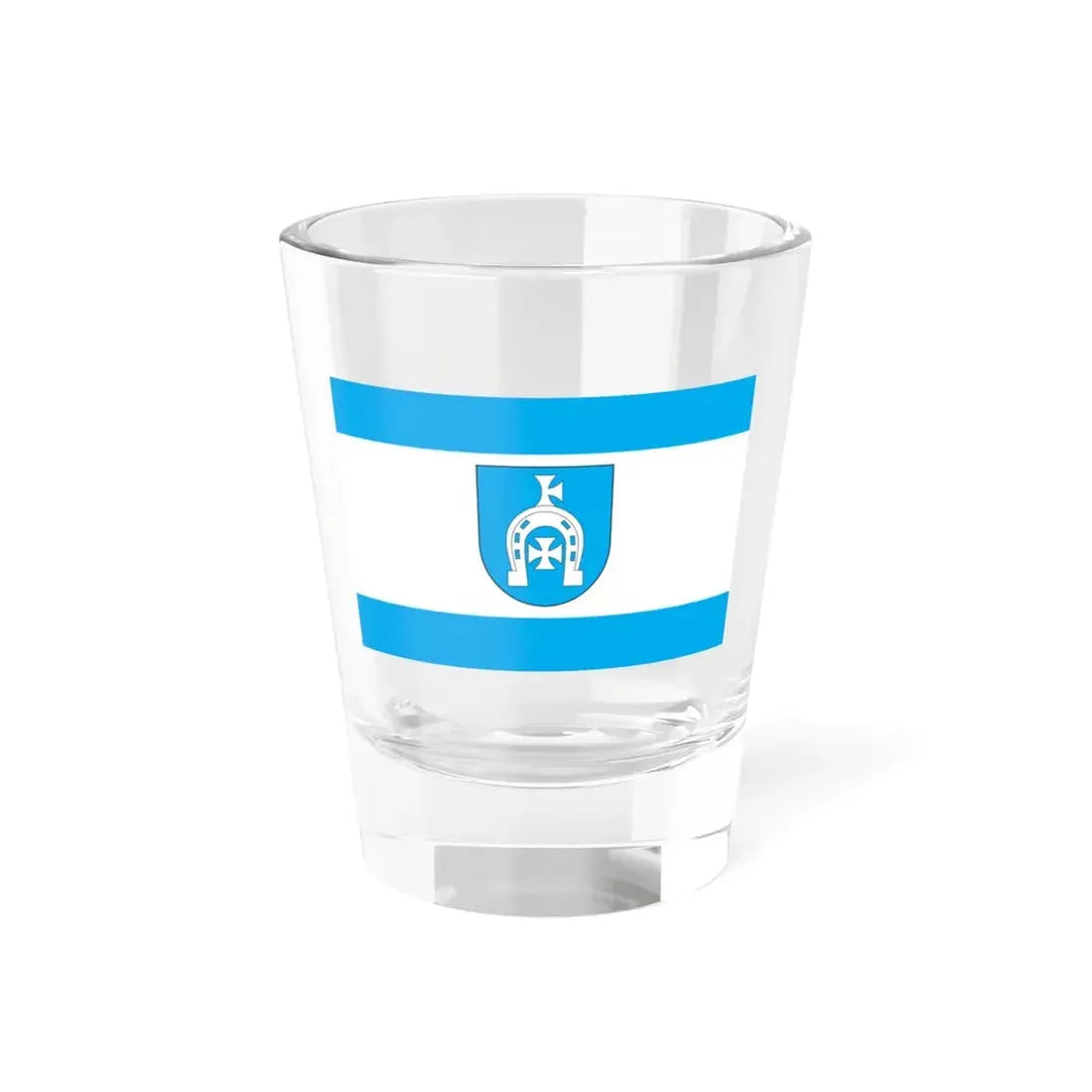 POL gmina Krzywda flag (Poland) Shot Glass 1.5oz 1.5oz - Go Mug Yourself