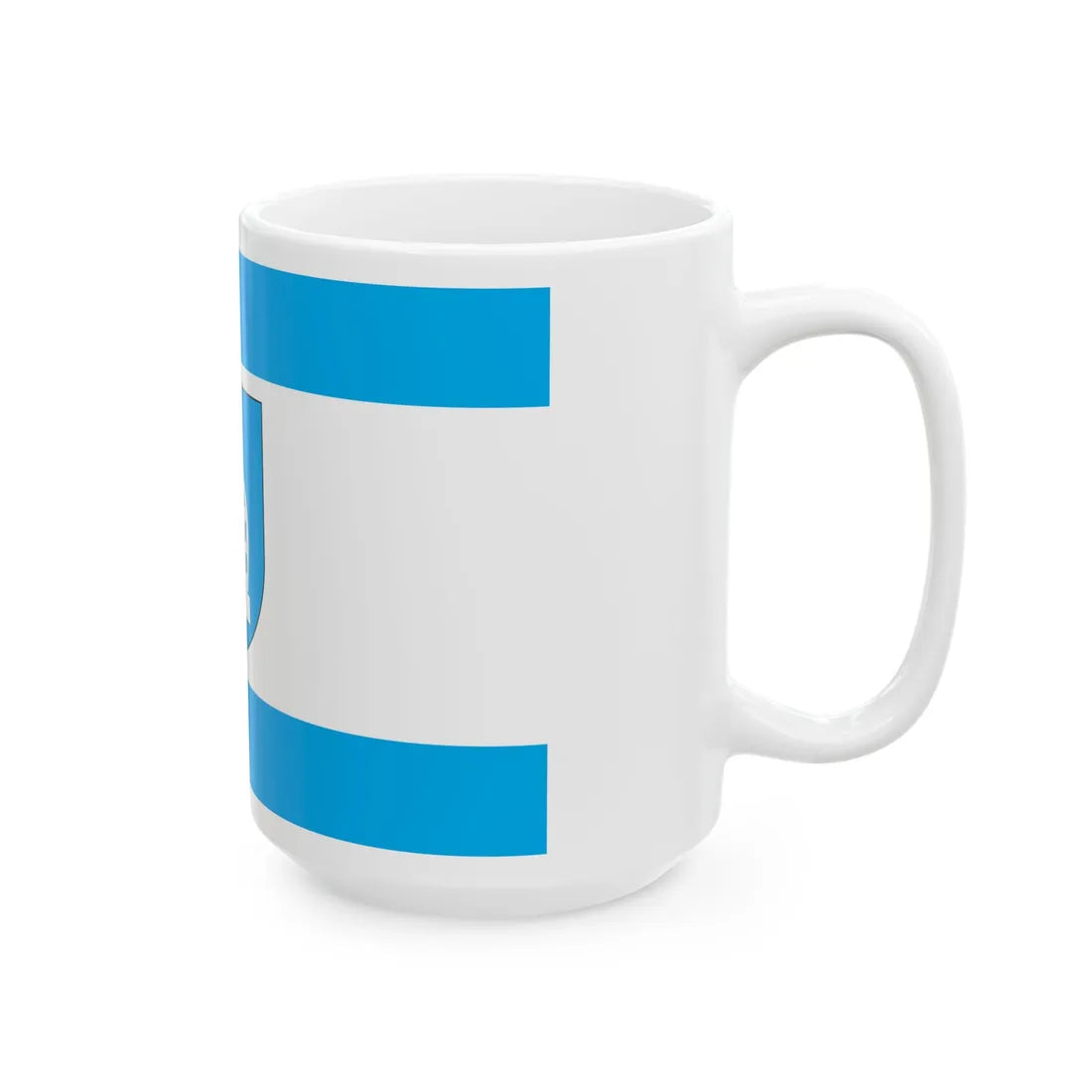 POL gmina Krzywda flag (Poland) White Coffee Mug - Go Mug Yourself