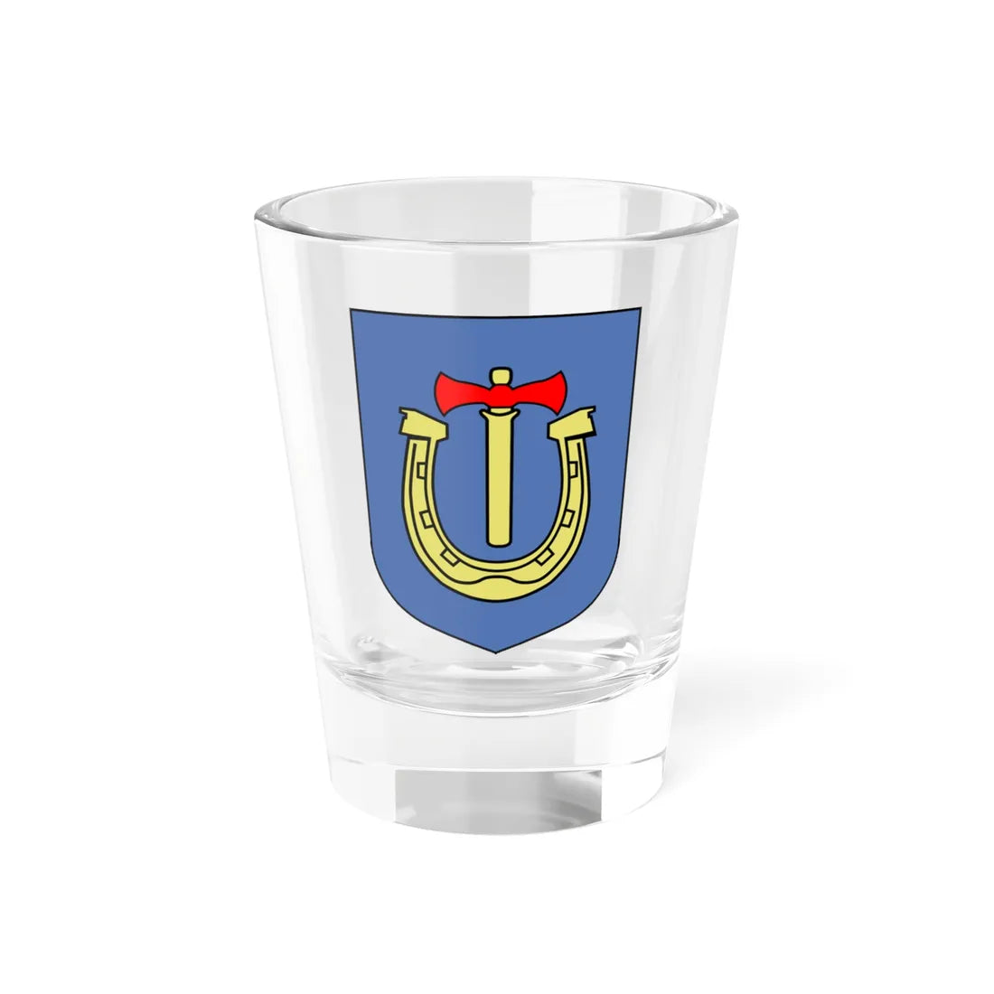 POL gmina Kunów COA (Poland) (Coat of Arms) Shot Glass 1.5oz 1.5oz - Go Mug Yourself