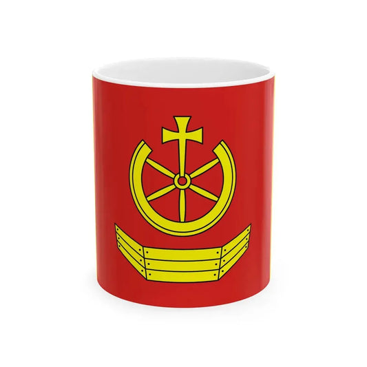 POL gmina Kuslin flag (Poland) White Coffee Mug 11oz - Go Mug Yourself
