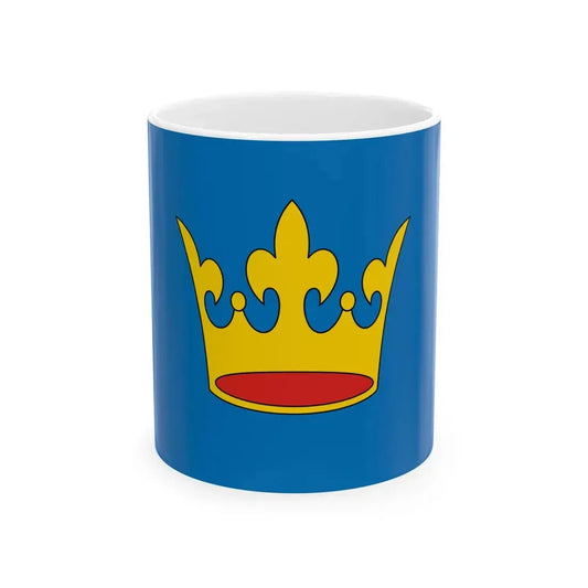 POL gmina Lanckorona flag (Poland) White Coffee Mug 11oz - Go Mug Yourself