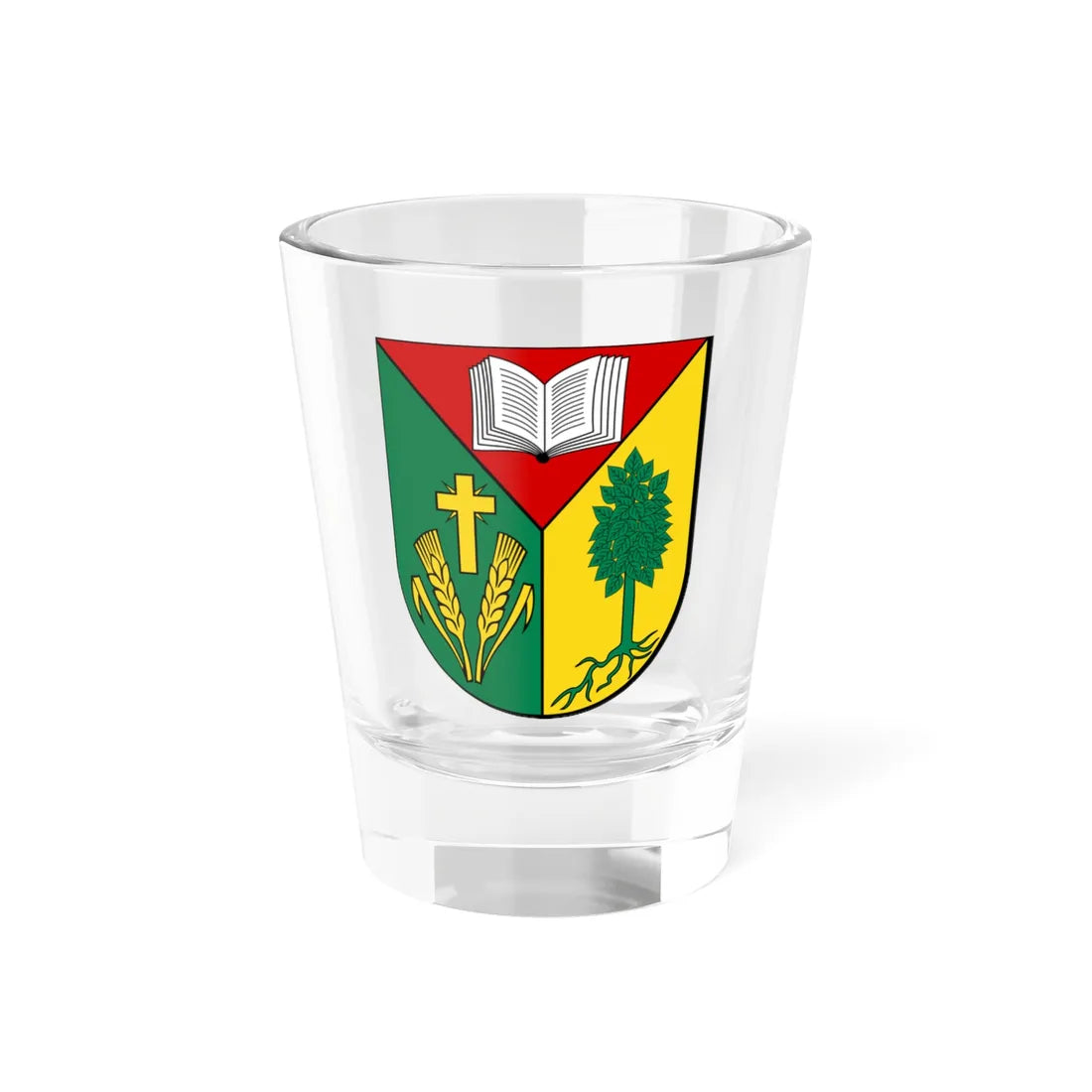 POL gmina Lipce Reymontowskie COA (Poland) (Coat of Arms) Shot Glass 1.5oz 1.5oz - Go Mug Yourself