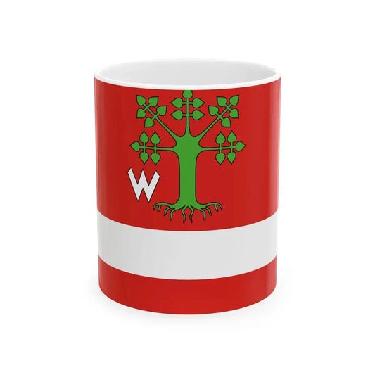 POL gmina Lipie flag (Poland) White Coffee Mug 11oz - Go Mug Yourself