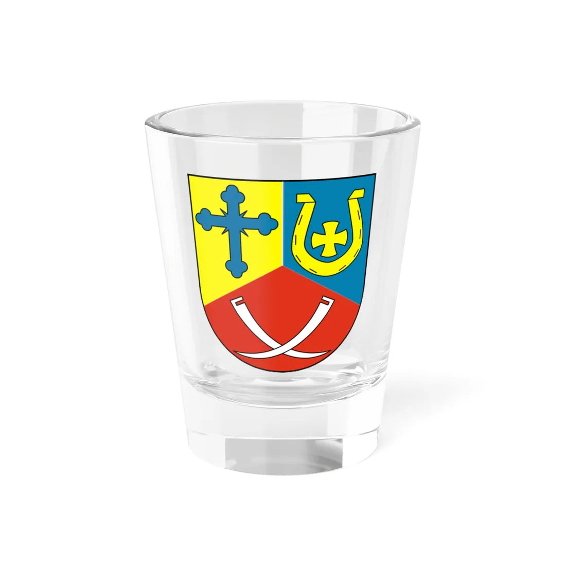 POL gmina Lubochnia COA (Poland) (Coat of Arms) Shot Glass 1.5oz 1.5oz - Go Mug Yourself