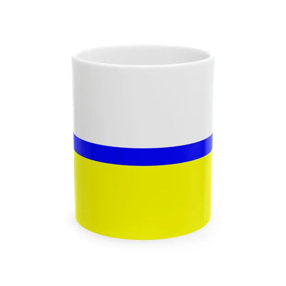 POL gmina Lubrza flag (Poland) White Coffee Mug 11oz - Go Mug Yourself
