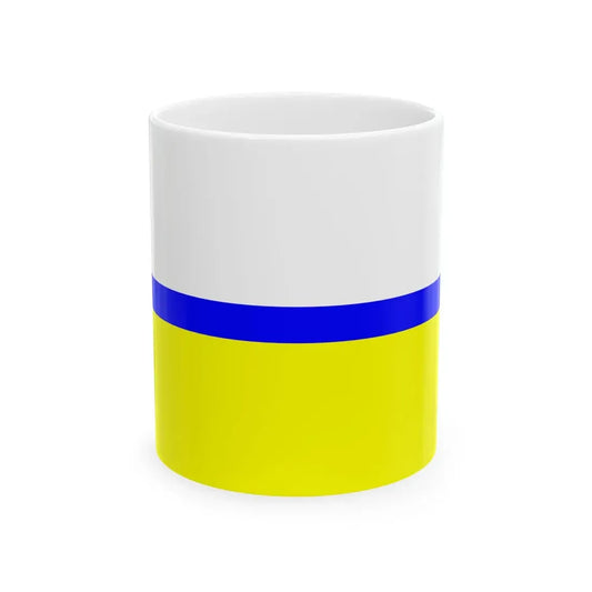 POL gmina Lubrza flag (Poland) White Coffee Mug 11oz - Go Mug Yourself