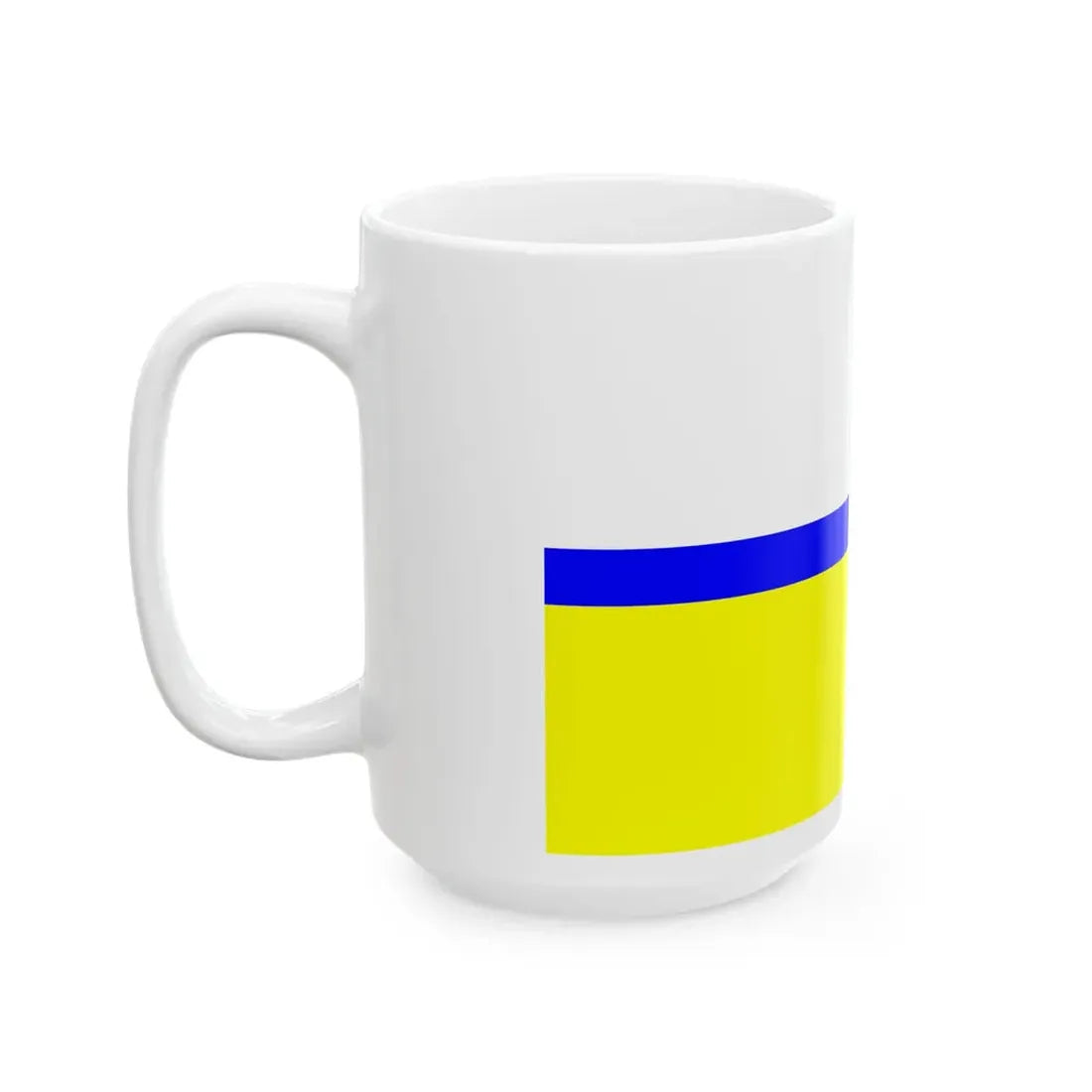 POL gmina Lubrza flag (Poland) White Coffee Mug - Go Mug Yourself