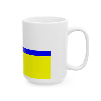 POL gmina Lubrza flag (Poland) White Coffee Mug - Go Mug Yourself