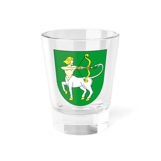 POL gmina Lutomiersk COA (Poland) (Coat of Arms) Shot Glass 1.5oz 1.5oz - Go Mug Yourself
