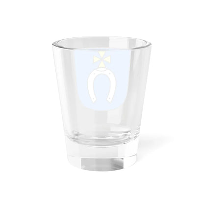 POL gmina Lutowiska flag (Poland) (Coat of Arms) Shot Glass 1.5oz - Go Mug Yourself
