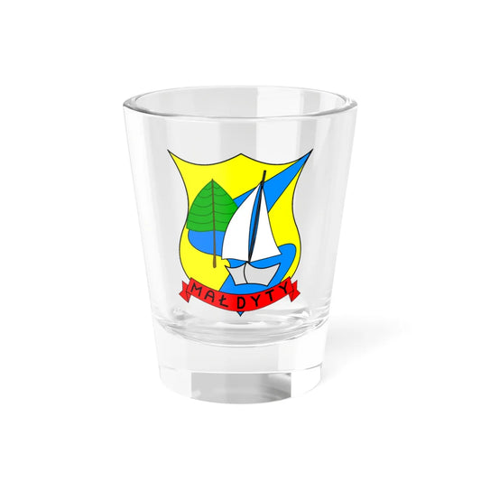 POL gmina Małdyty COA (Poland) (Coat of Arms) Shot Glass 1.5oz 1.5oz - Go Mug Yourself