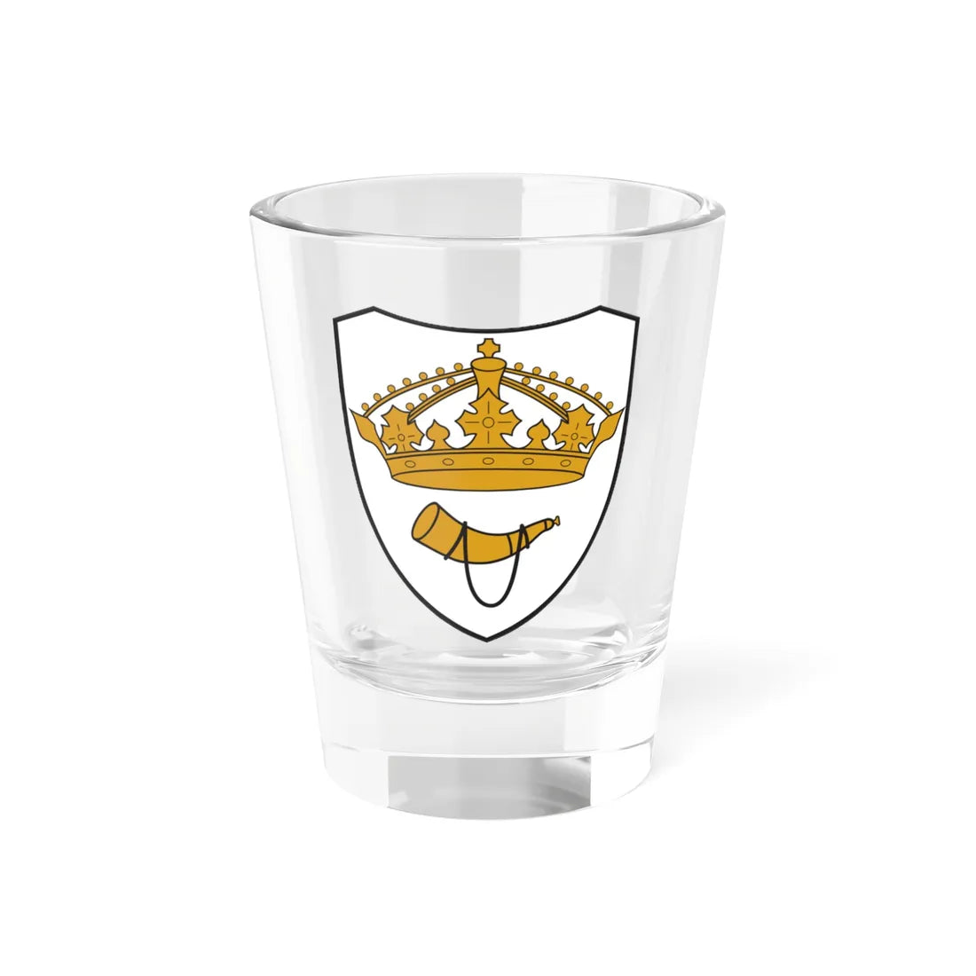 POL gmina Majdan Królewski COA (Poland) (Coat of Arms) Shot Glass 1.5oz 1.5oz - Go Mug Yourself