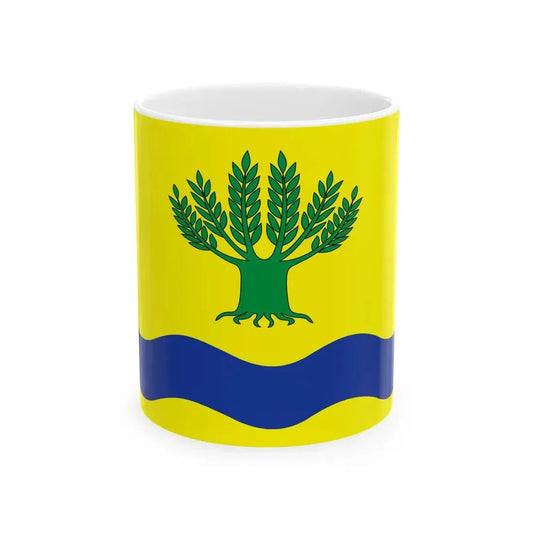 POL gmina Malbork flag (Poland) White Coffee Mug 11oz - Go Mug Yourself