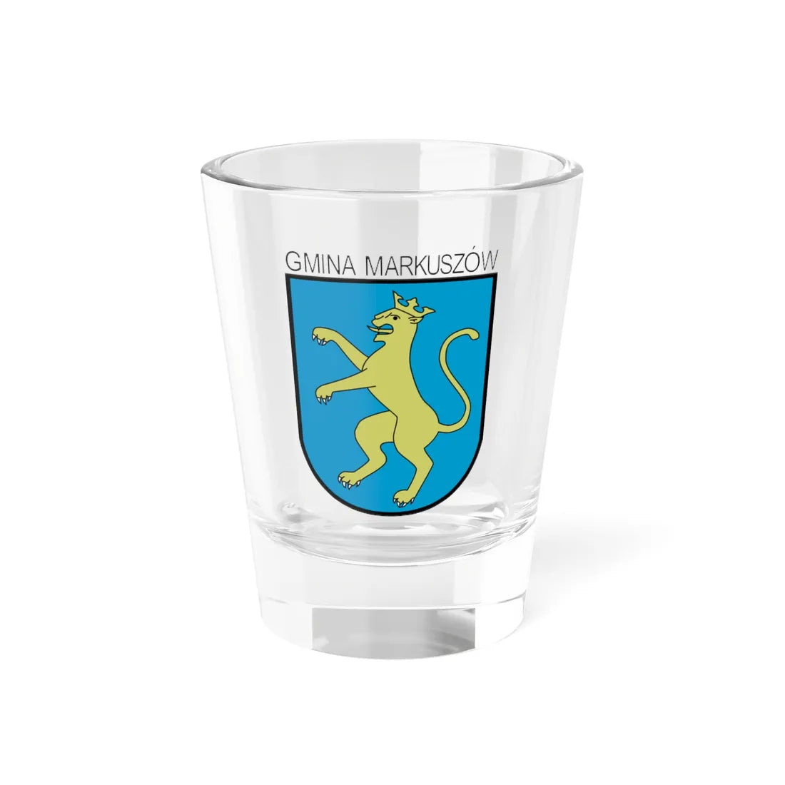 POL gmina Markuszów COA (Poland) (Coat of Arms) Shot Glass 1.5oz 1.5oz - Go Mug Yourself