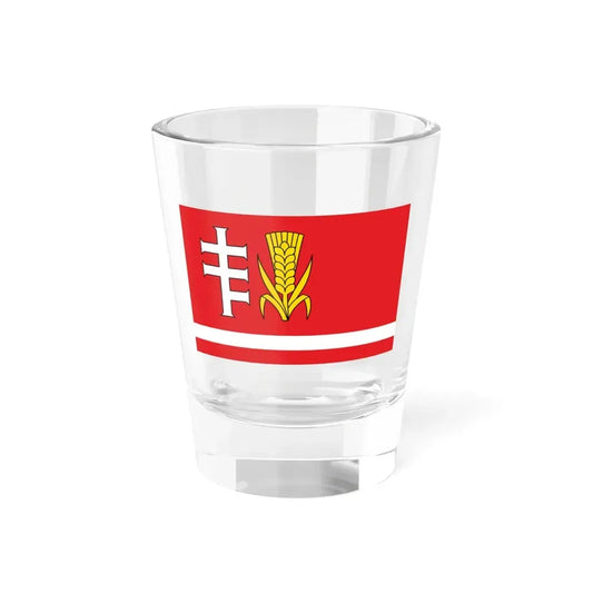 POL gmina Medrzechow flag (Poland) Shot Glass 1.5oz 1.5oz - Go Mug Yourself